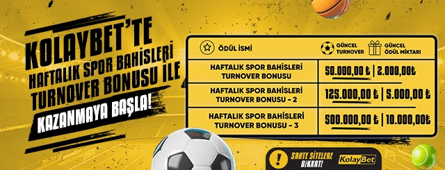 Haftalik Spor Bahis Turnover Bonusu