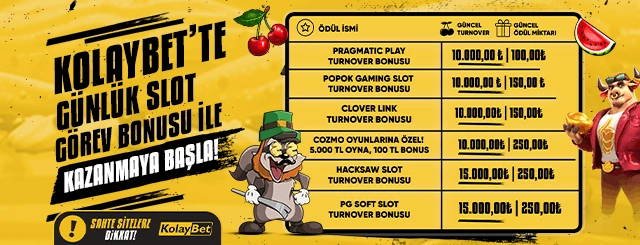 Günlük Slot Görev Bonusu